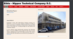 Desktop Screenshot of ethio-nippon.com